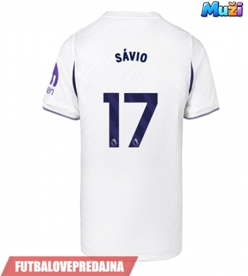 Lacne Muži Futbalové dres Tottenham Hotspur Savio #17 2026-27 Krátky Rukáv - Domáci